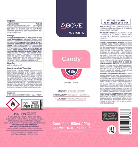 Antiperspirant Above Candy1 포장