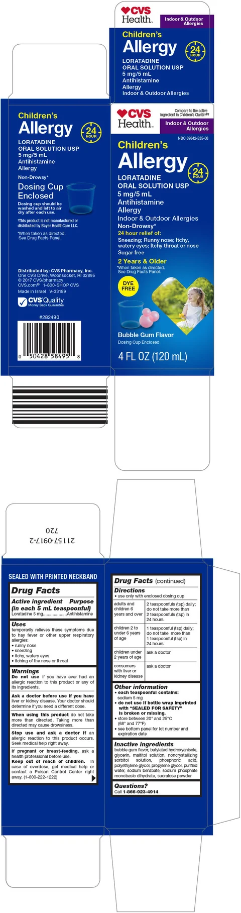 Childrens Allergy packaging