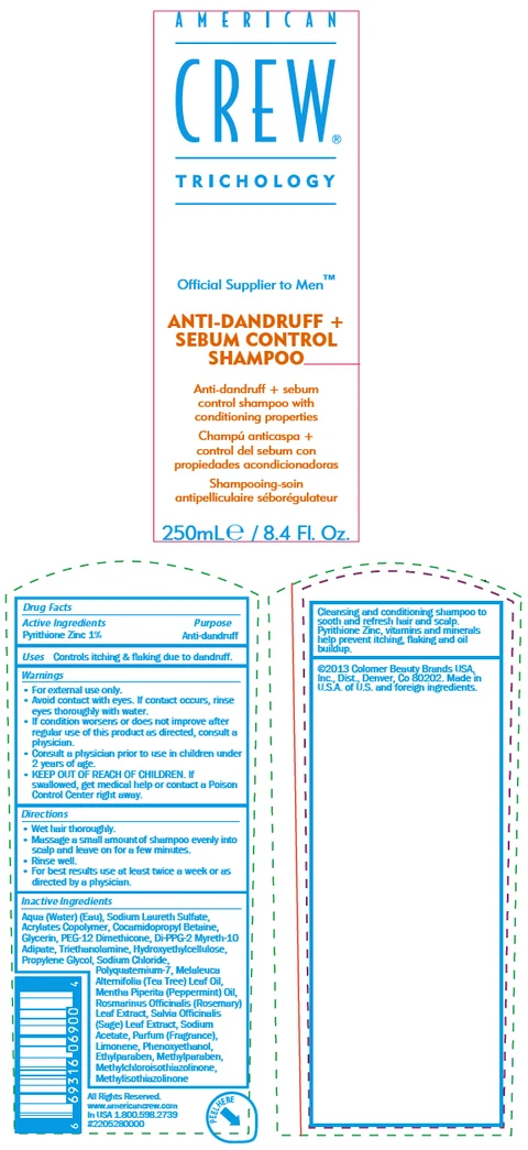 American Crew Anti-Dandruff plus Sebum Control 포장