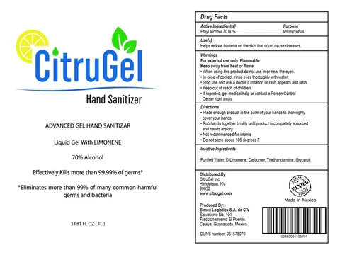 Hand Sanitizer packaging