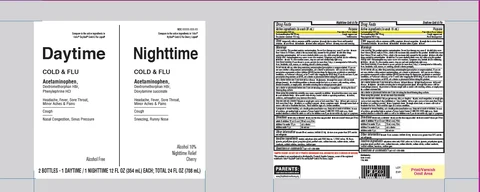 Daytime and NighttimeCold and Flu 포장