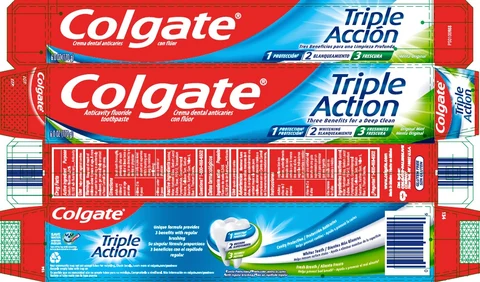 Colgate Triple Action 포장
