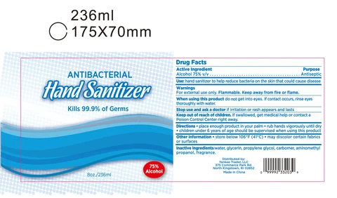 Antibacterial hand sanitizer original 236ml01 포장
