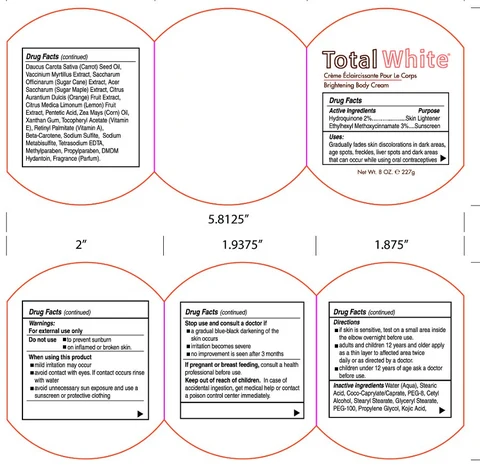 Total White 8 oz. Cream Drug Facts