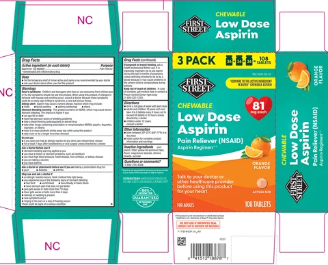 Low Dose Aspiriun packaging