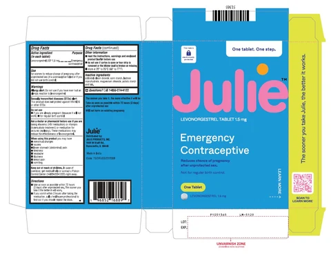 Julie packaging