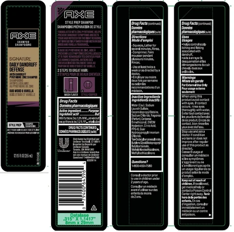 Axe Signature Daily Dandruff Defense Anti-Dandruff 포장