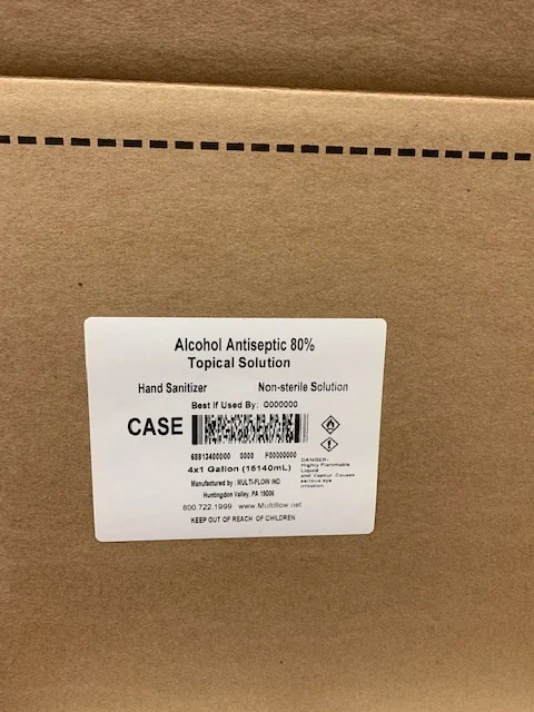 Hand Sanitizer packaging