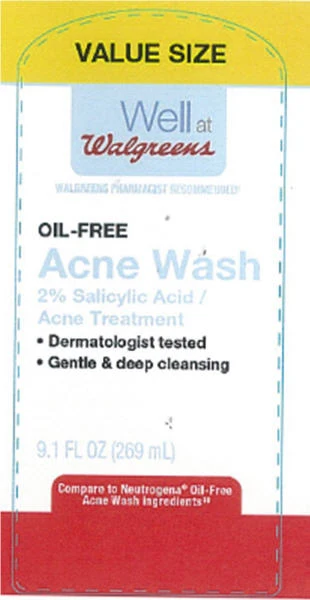 Walgreens Oil-Free Acne Wash packaging
