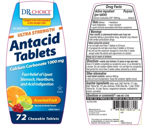 DRx Choice Ultra Strength Antacid 72 Chewable Tablets