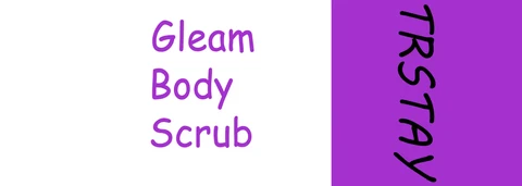 TRSTAY Gleam Body Scrub 포장