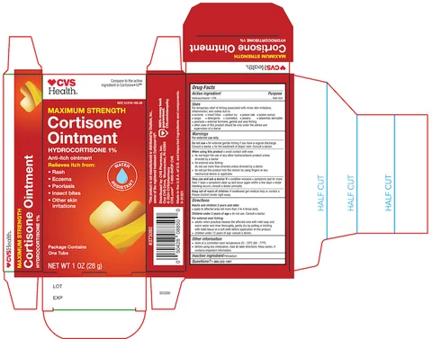 CVS Health Maximum Strength Hydrocortisone 포장