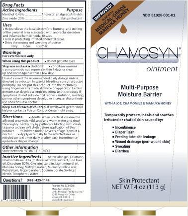 ChamosynParaben Free / Chamosyn 포장