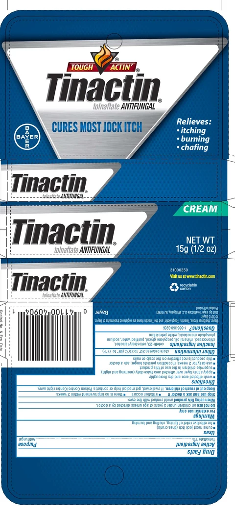 Tinactin packaging