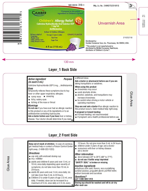 CHILDRENS ALLERGY RELIEF 포장
