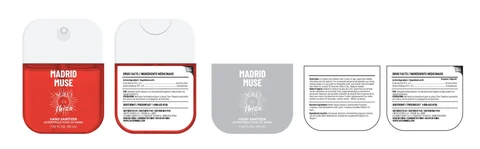 HAND SANITIZER MADRID MUSE 포장