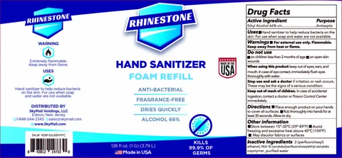 Hand Sanitizer packaging