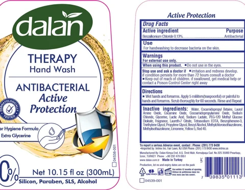 Dalan Therapy Antibacterial Hand Wash, Active Protection 포장