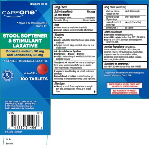 Stool SoftenerPlus Stimulant Laxative packaging