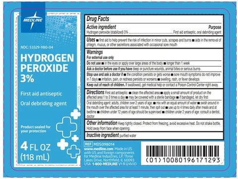 Hydrogen peroxide 포장