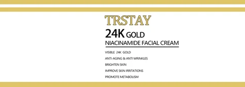 Trstay 24k Gold Niacinamide Facial Cream packaging