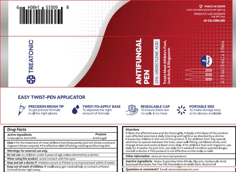 Treatonic Antifungal Pen packaging