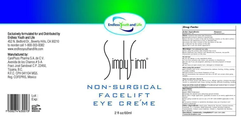 Simply Firm Eye - Non-Surgical Face Lift 포장
