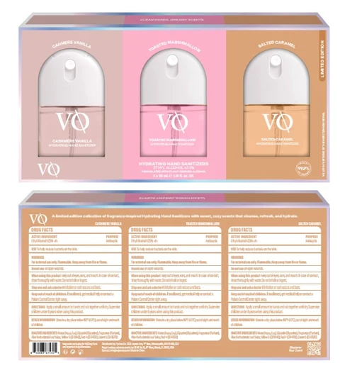 VQ Hydrating Hand SanitizerTrio 포장