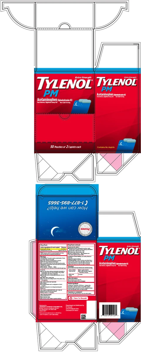 TYLENOL PM EXTRA STRENGTH 포장