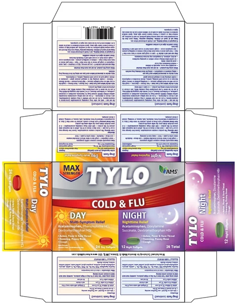 Tylo Cold and FluDay 포장