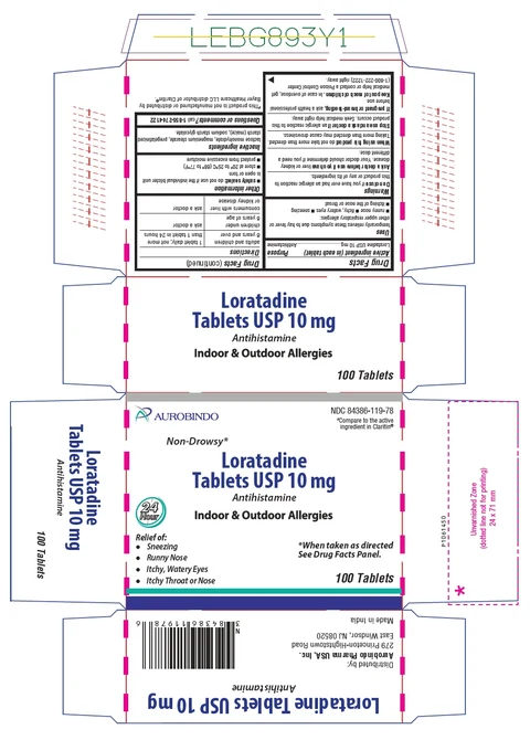 Loratadine packaging