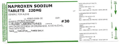 naproxen sodium 포장