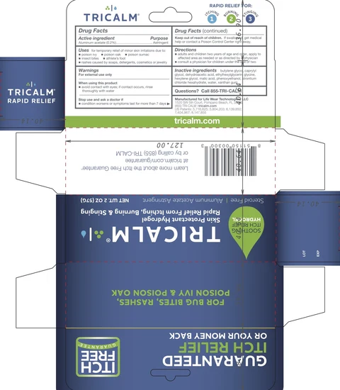 Tricalm Hydrogel packaging