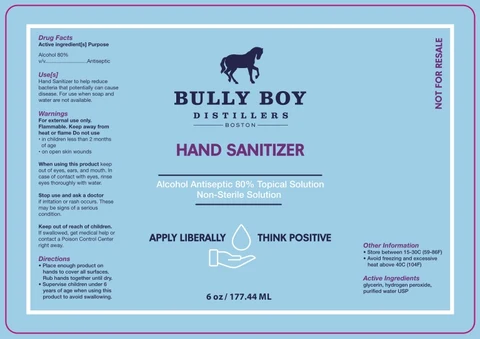 Bully Boy Hand Sanitizer packaging