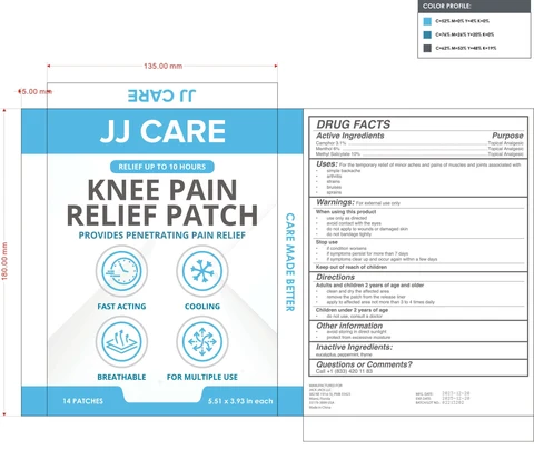 Knee Pain Relief Patch packaging