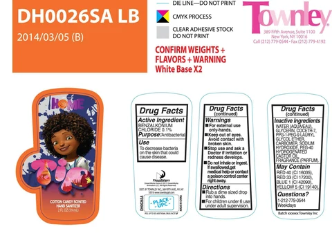 Cotton Candy Scented Hand Sanitizer 포장