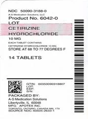 Cetirizine Hydrochloride 포장