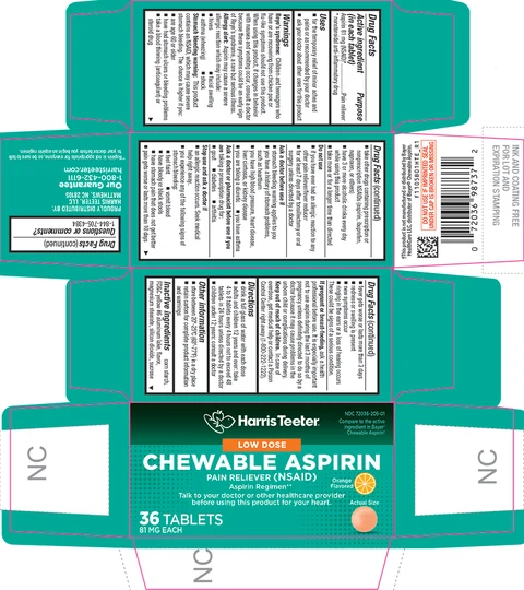 Chewable Aspirin packaging