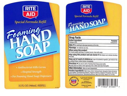 Rite AidFoaming Hand packaging