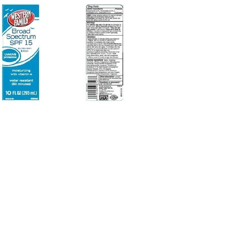 Western FAMILYSPF 15 packaging