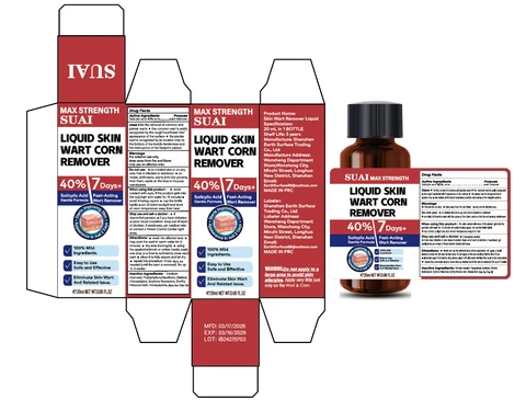 Skin Wart Remover Liquid packaging