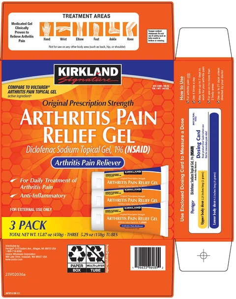 kirkland signature arthritis pain relief 포장