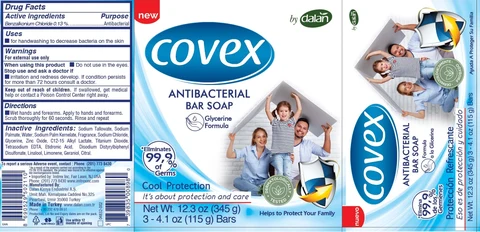 Covex Antibacterial Bar Cool Protection 포장