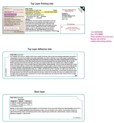 Infants Pain and Fever packaging