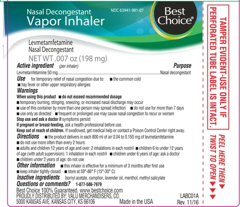 Principal Display Panel - 15 mg Inhaler Label
