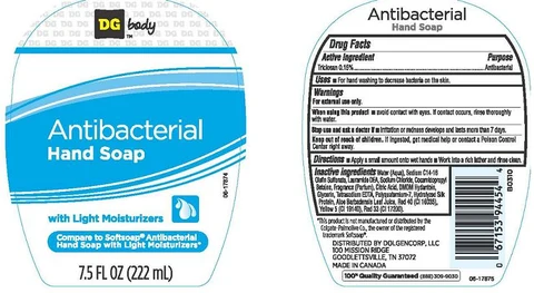 DG BODYANTIBACTERIAL 포장