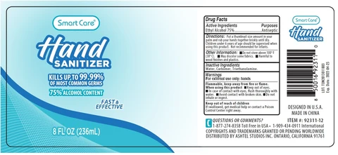 Smart Care Hand Sanitizer 8 oz 포장
