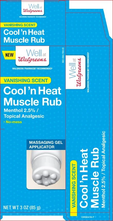 Cooln Heat Muscle RubWell at Walgreens 포장