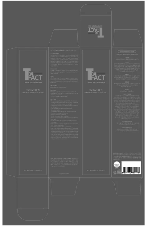 The Fact-HFN Cooling Anti-hair Loss TonicGel packaging