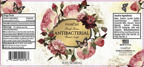 Antibacterial Hand Rose Scented 포장